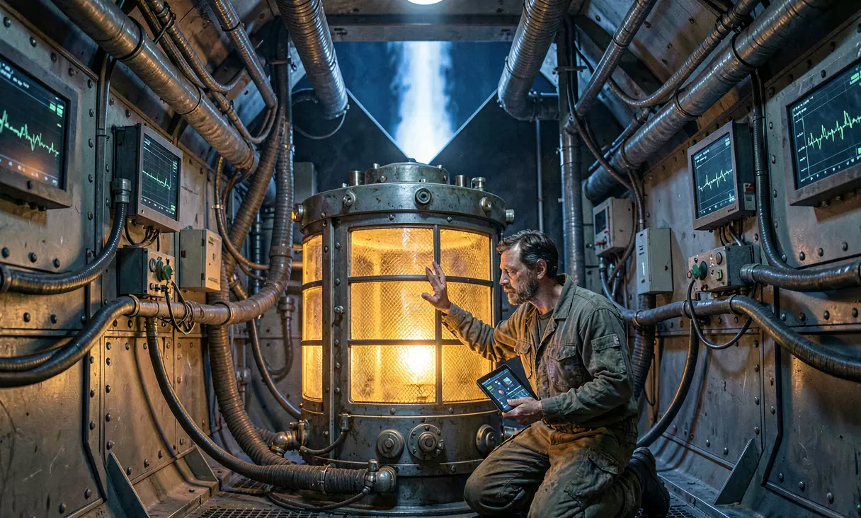 The Hail Mary's engine room
