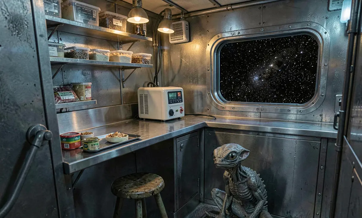 The Hail Mary's galley